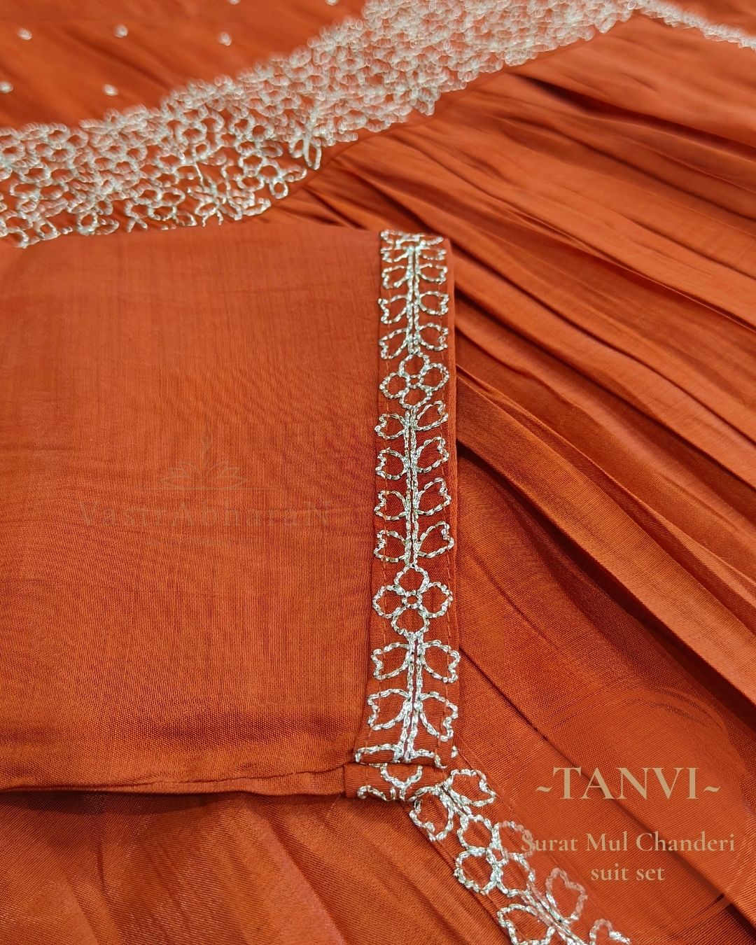 Tanvi - Rust Orange