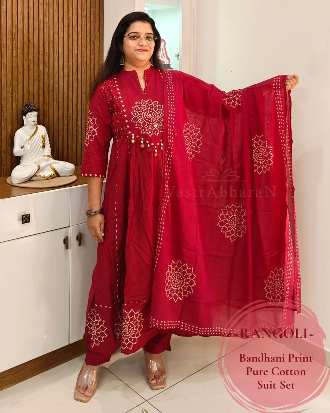 Rangoli - Dark Pink