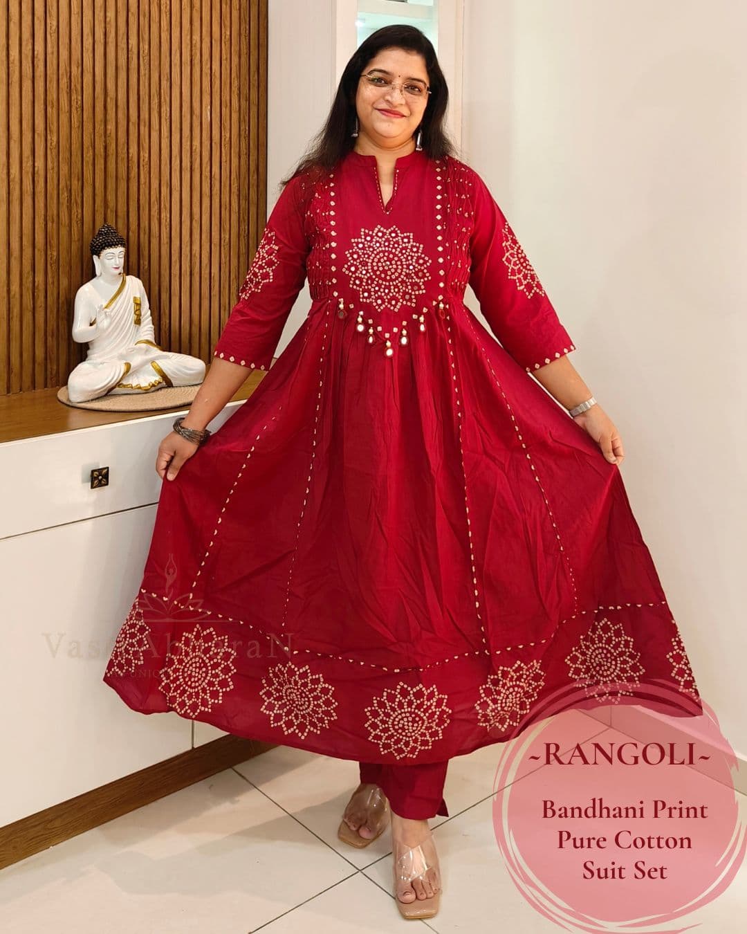 Rangoli - Dark Pink