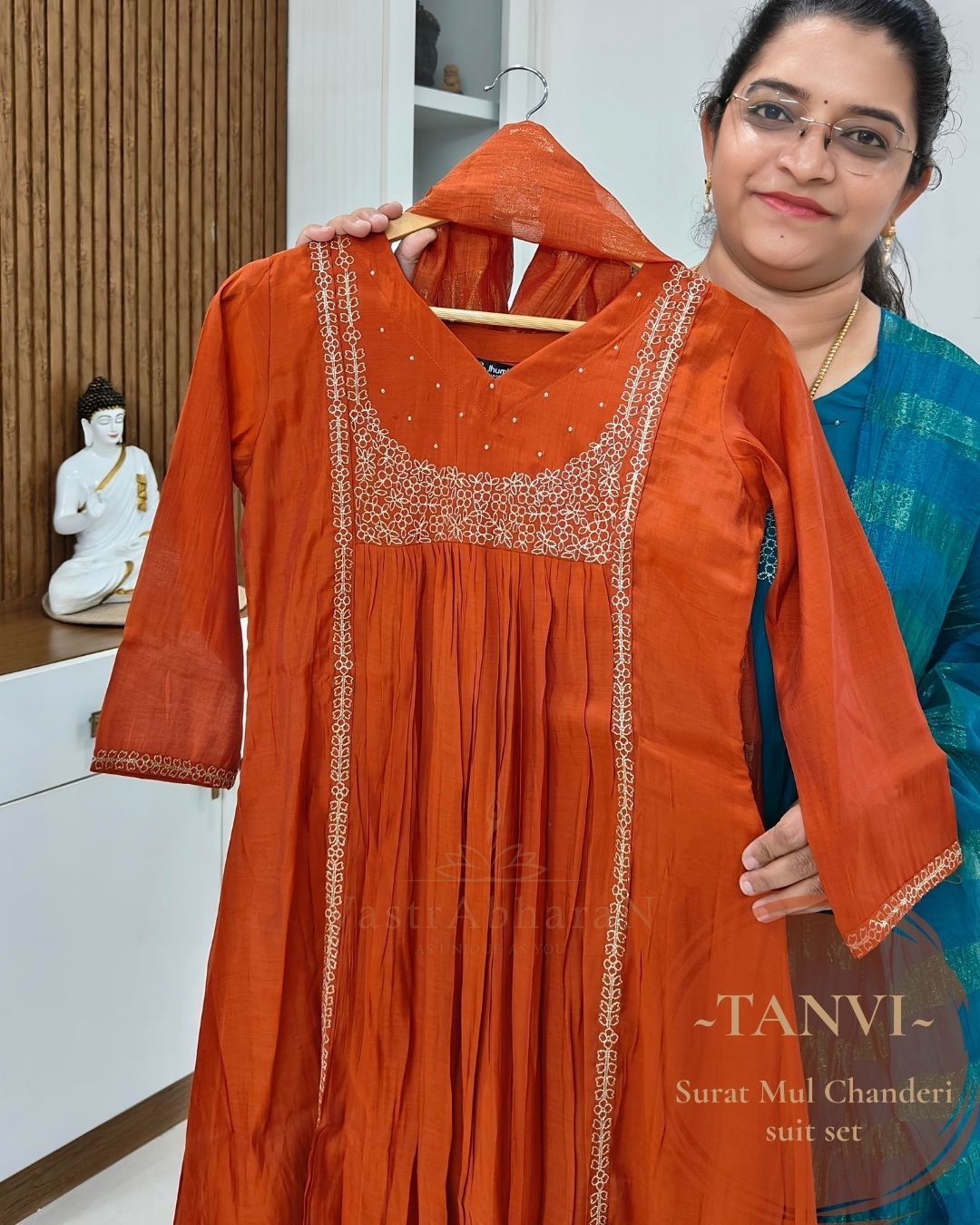 Tanvi - Rust Orange