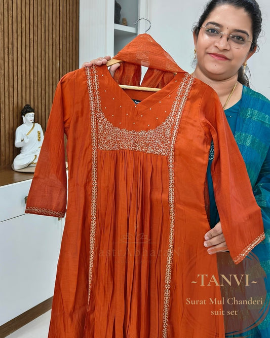 Tanvi - Rust Orange