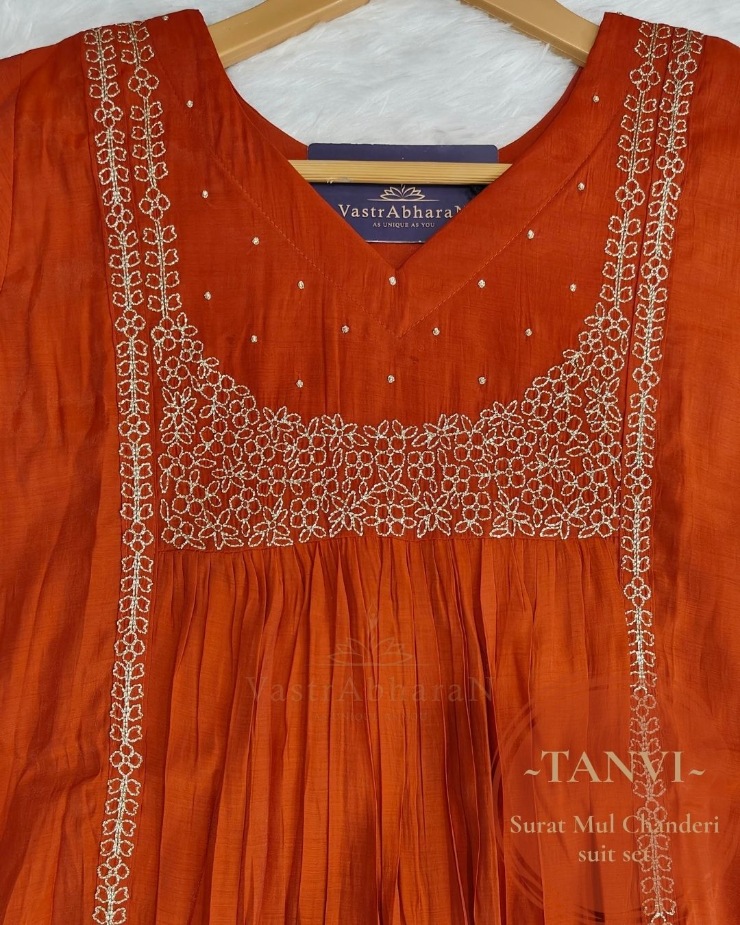Tanvi - Rust Orange