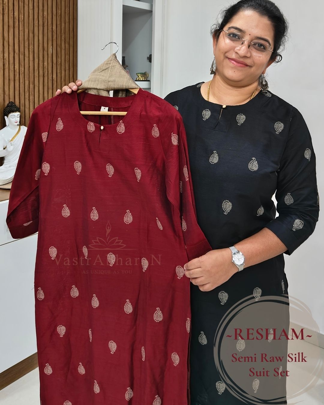 Resham - Maroon