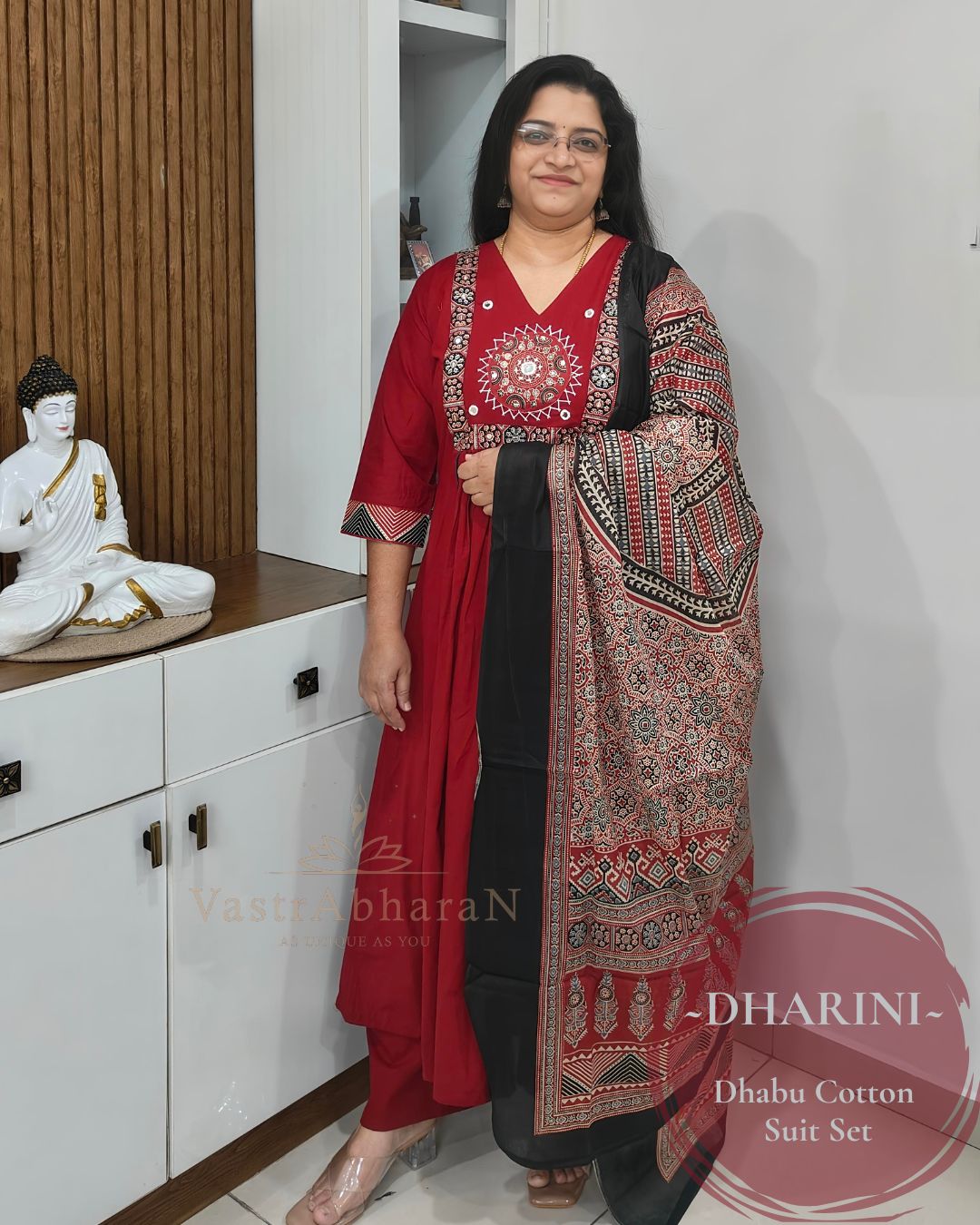 Dharini - Maroon